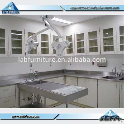 lab furniture popular stainless steel sink bench cleaning work bench